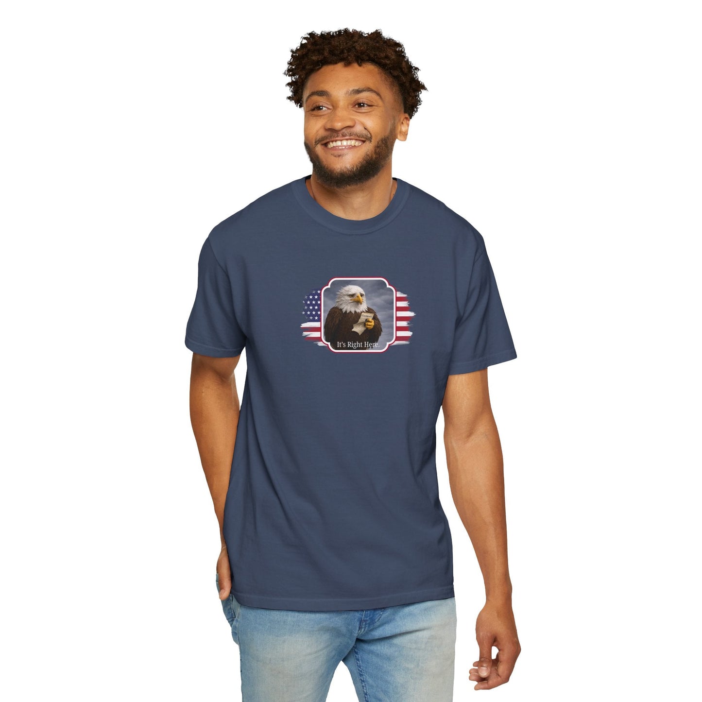 Camiseta de Parodia Política It’s Right Here