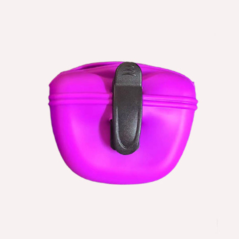 Silicone Pet Training Bag for Outdoor Use