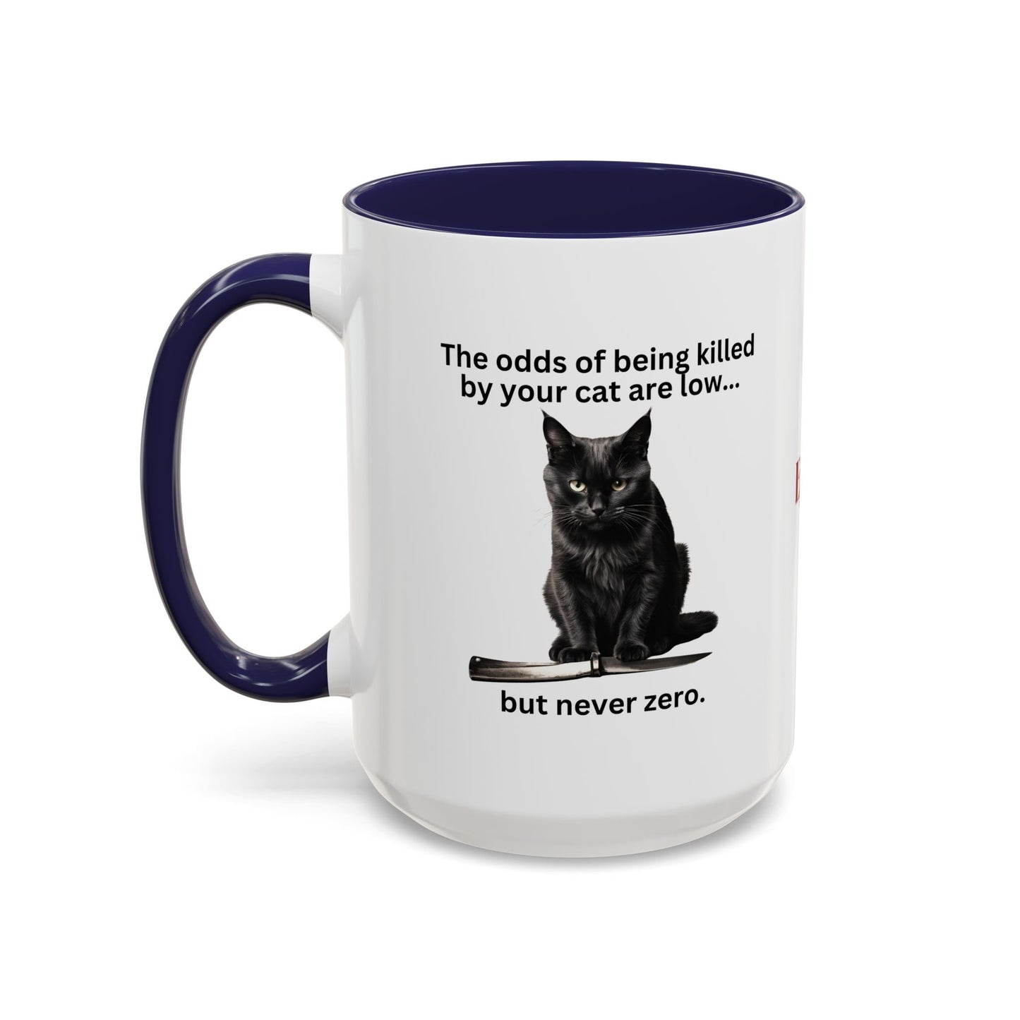 Charming Cat-Themed Accent Coffee Mug (11oz & 15oz) - Korvel