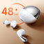 Bluetooth earphones with semi in ear noise reduction, ultra long battery life, and large capacity sports earphones - Korvel