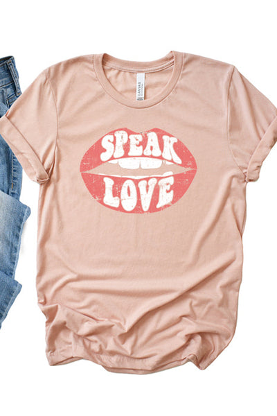 Speak Love Tee 1742 - Korvel