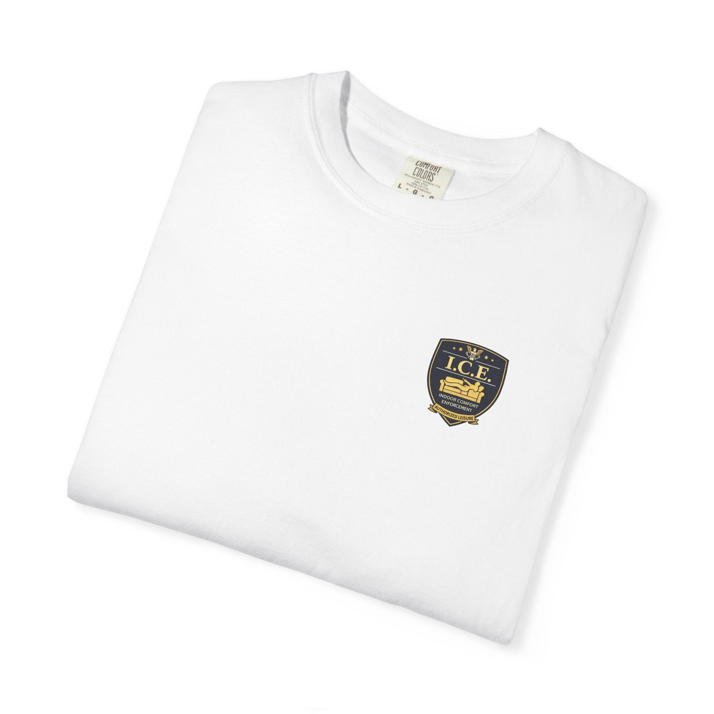 I.C.E. Badge T-Shirt | Institute of Cozy Excellence Tee