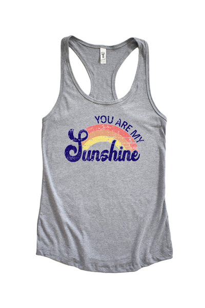 You Are My Sunshine Racerback Tank Top - Korvel