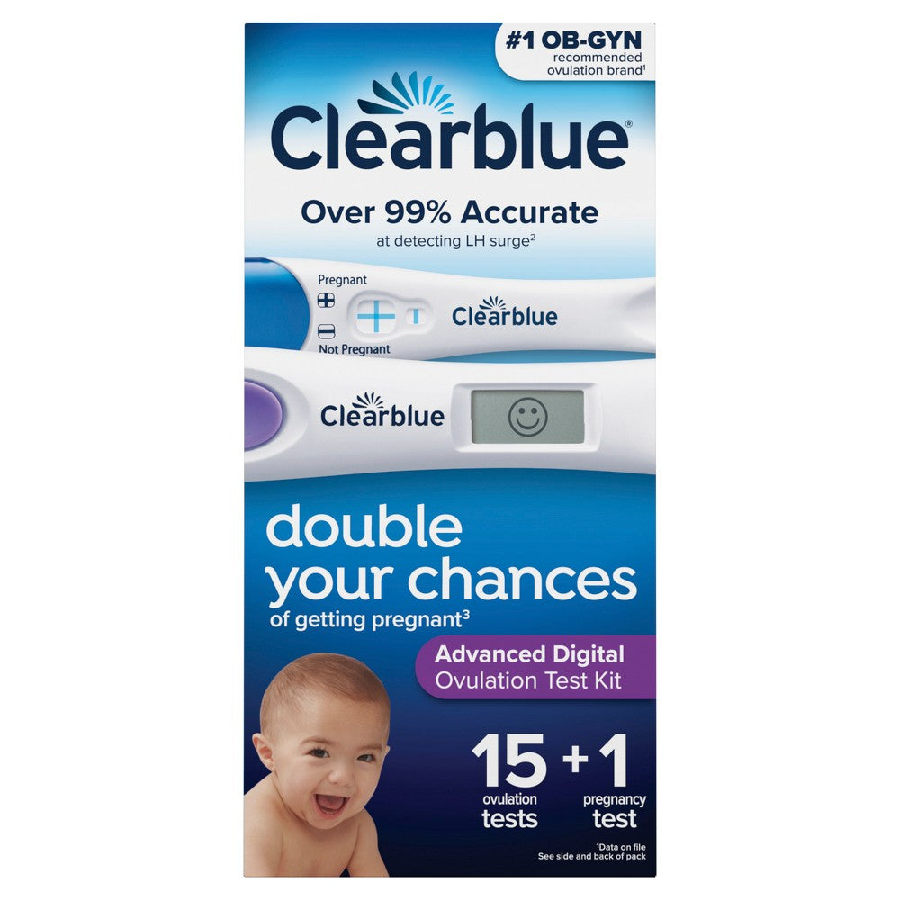 Kit de test d'ovulation numérique avancé Clearblue