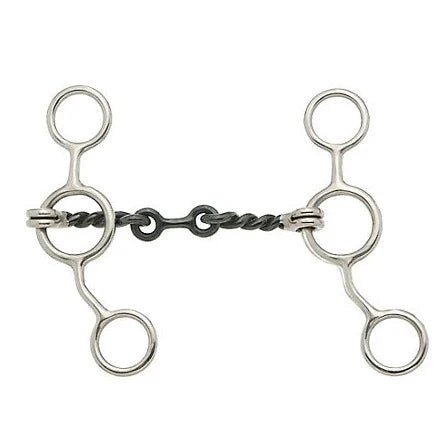 Junior Cow Horse Dogbone Bit by Kelly Silver Star - Korvel
