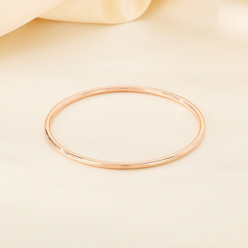 Elegant Multi-Layered 3mm Circular Ring Bracelet