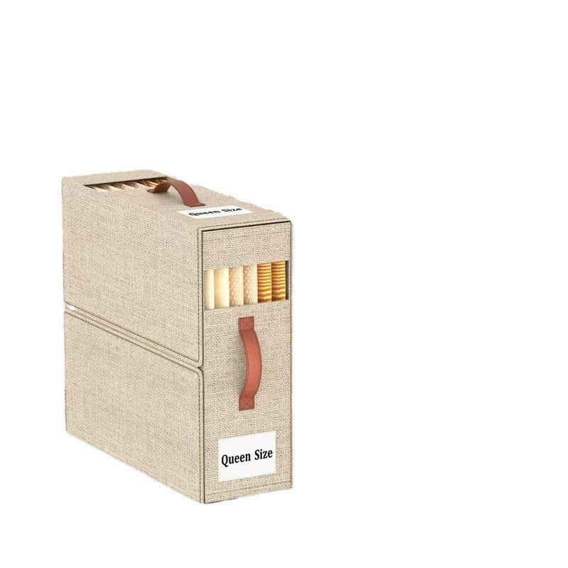 Compact Foldable Storage Cubes for Linens and Towels