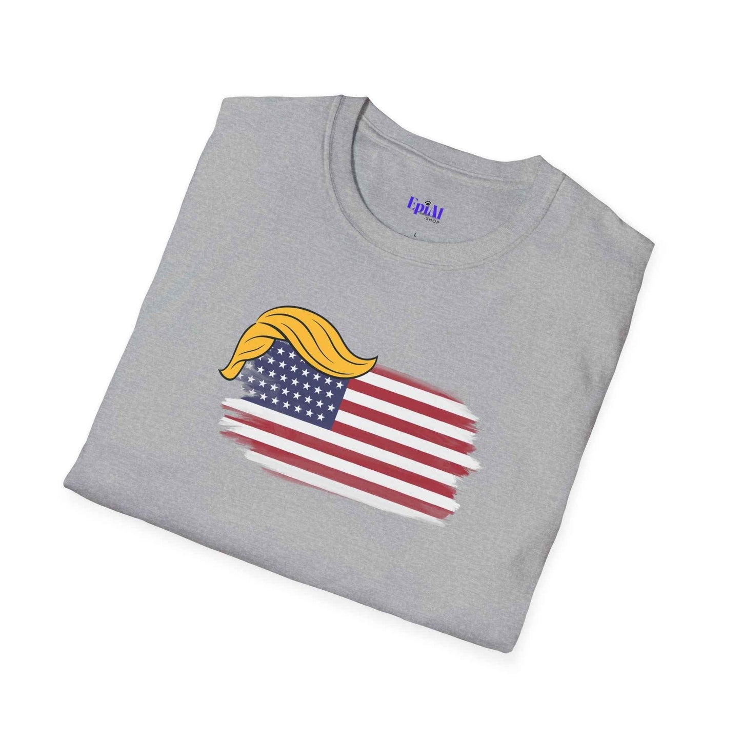 Camiseta Parodia Swoop & Stripes – Camiseta Unisex de Algodón Suave