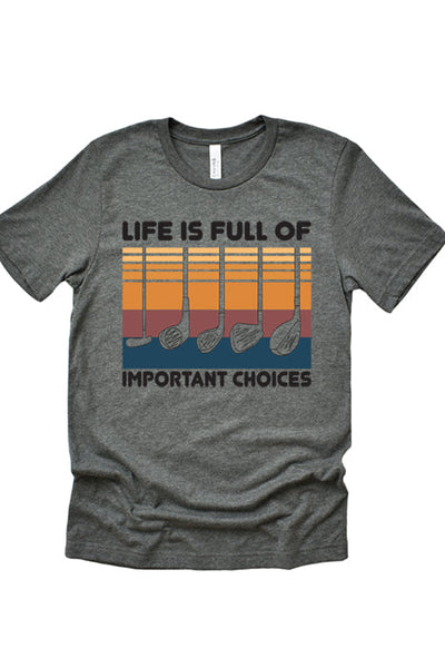 Important Choices 1749 Unisex T-Shirt - Korvel
