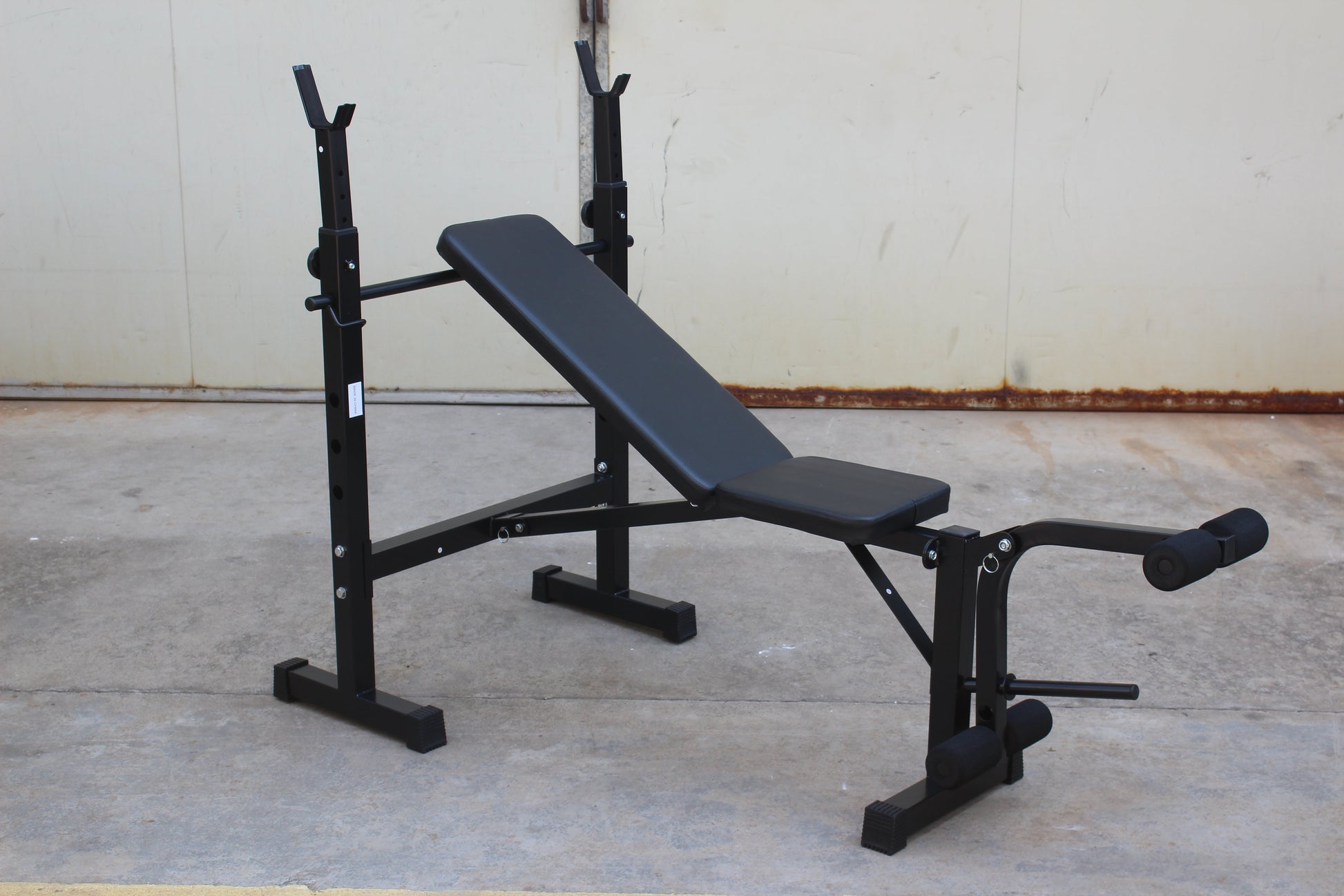 Olympic Weight Bench Bench Press Set with Squat Rack and Bench for Home Gym Full-Body Workout - Korvel