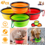 GBruno 4Pcs Cuencos de Silicona Colapsables para Perros