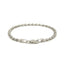 14k White Gold Heart Bracelet - 2.9mm