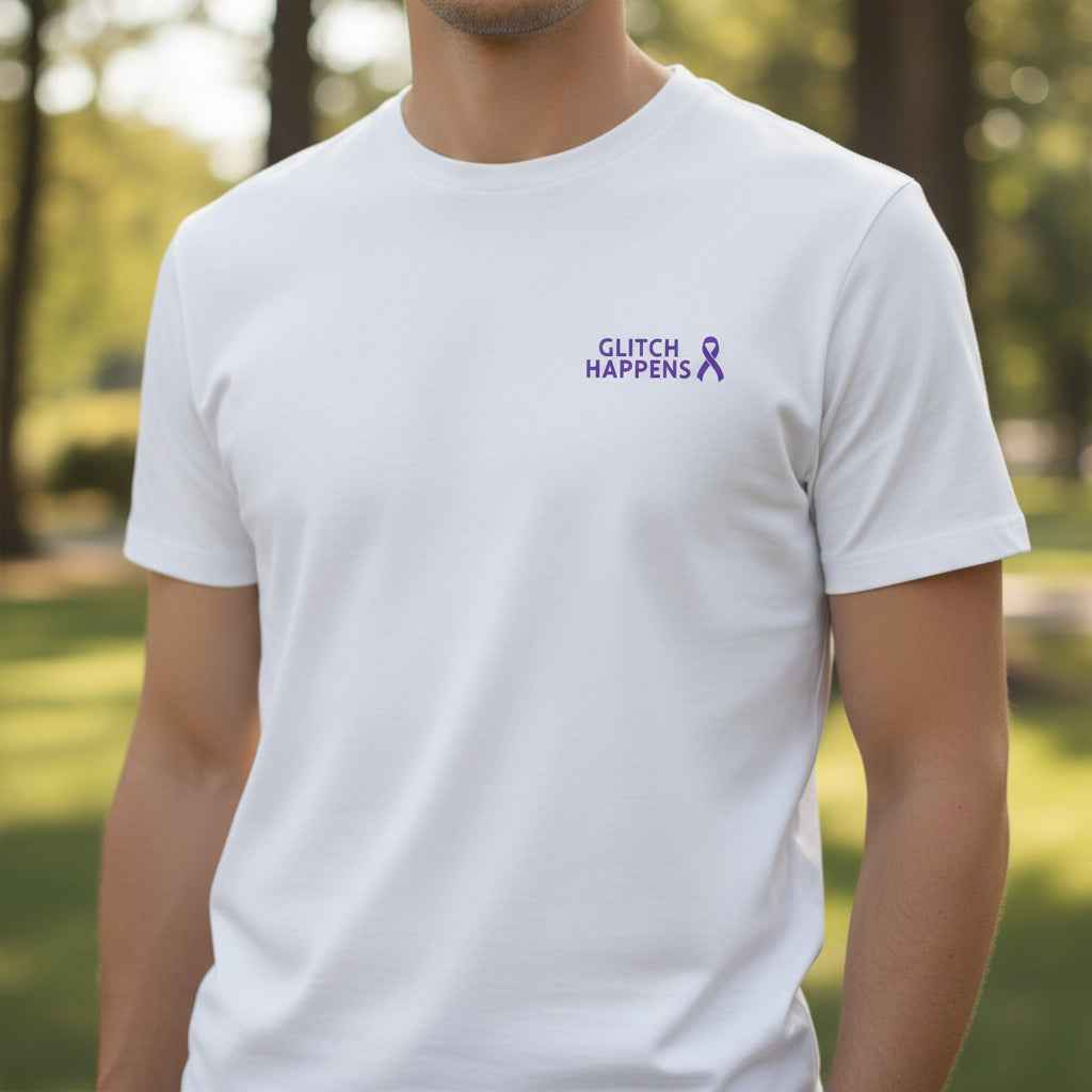 Camiseta Glitch Happens – Camiseta Minimalista de Primeros Auxilios