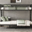 Metal Twin XL over Queen Bunk Bed for Teens and Adults,Space-Saving/Noise Reduced/No Box Spring Needed - Korvel