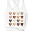 Camiseta sin mangas Hearts