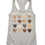 Camiseta sin mangas Hearts