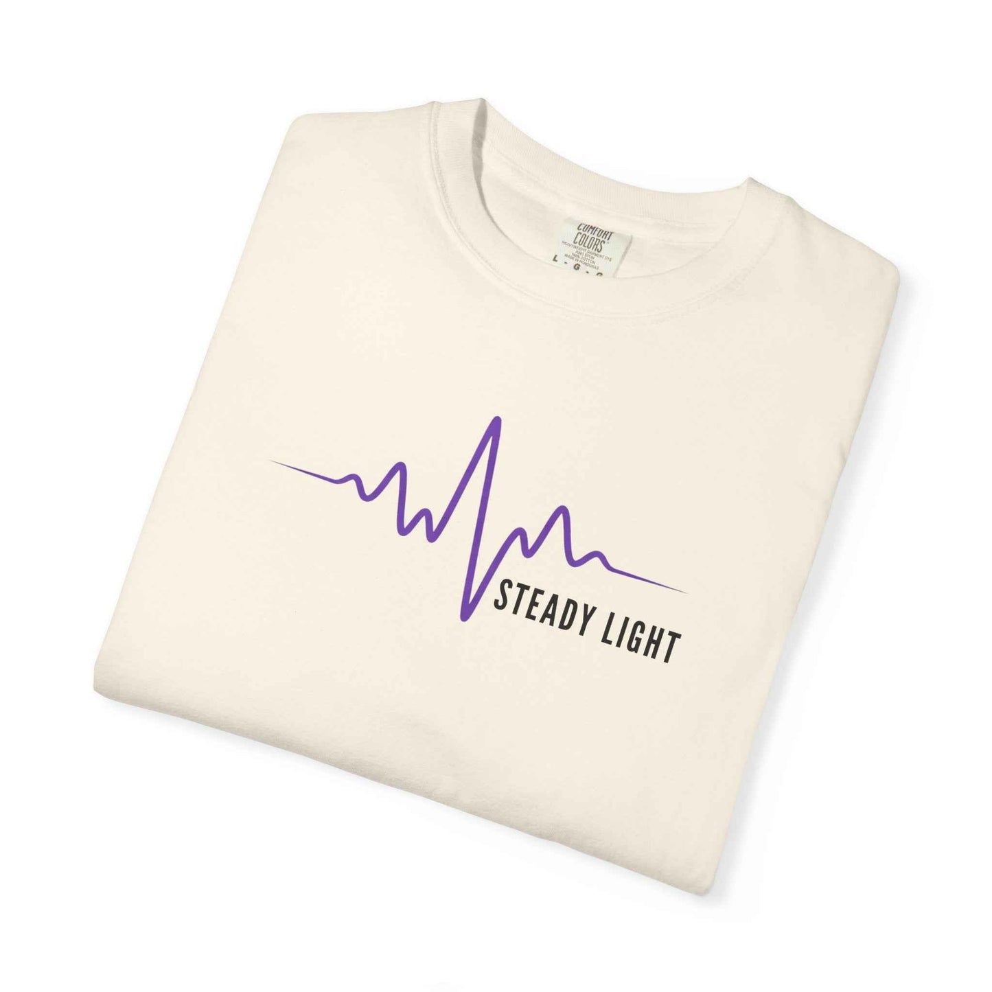 Steady Light EEG Wave T-Shirt - Minimalist Awareness Tee