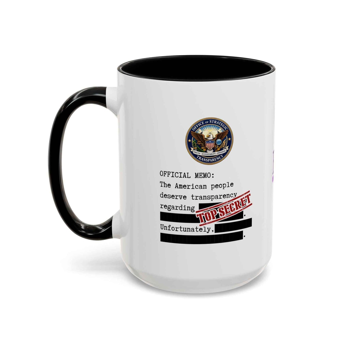 Official Memo Top Secret Coffee Mug – Political Satire