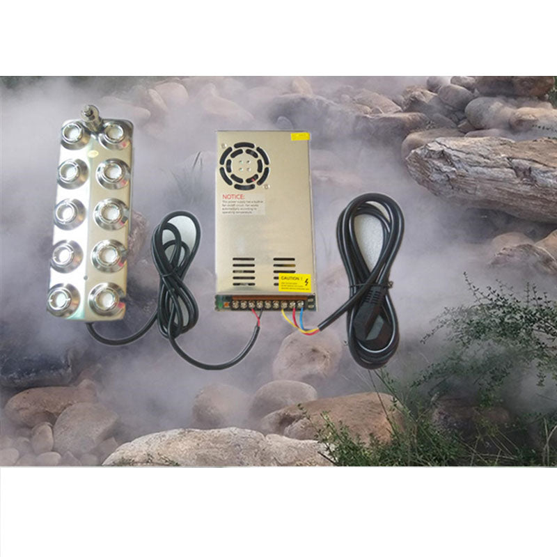 Rockery pond water landscape fogging machine high-frequency oscillation fogging board smoke machine ten head industrial ultrason - Korvel