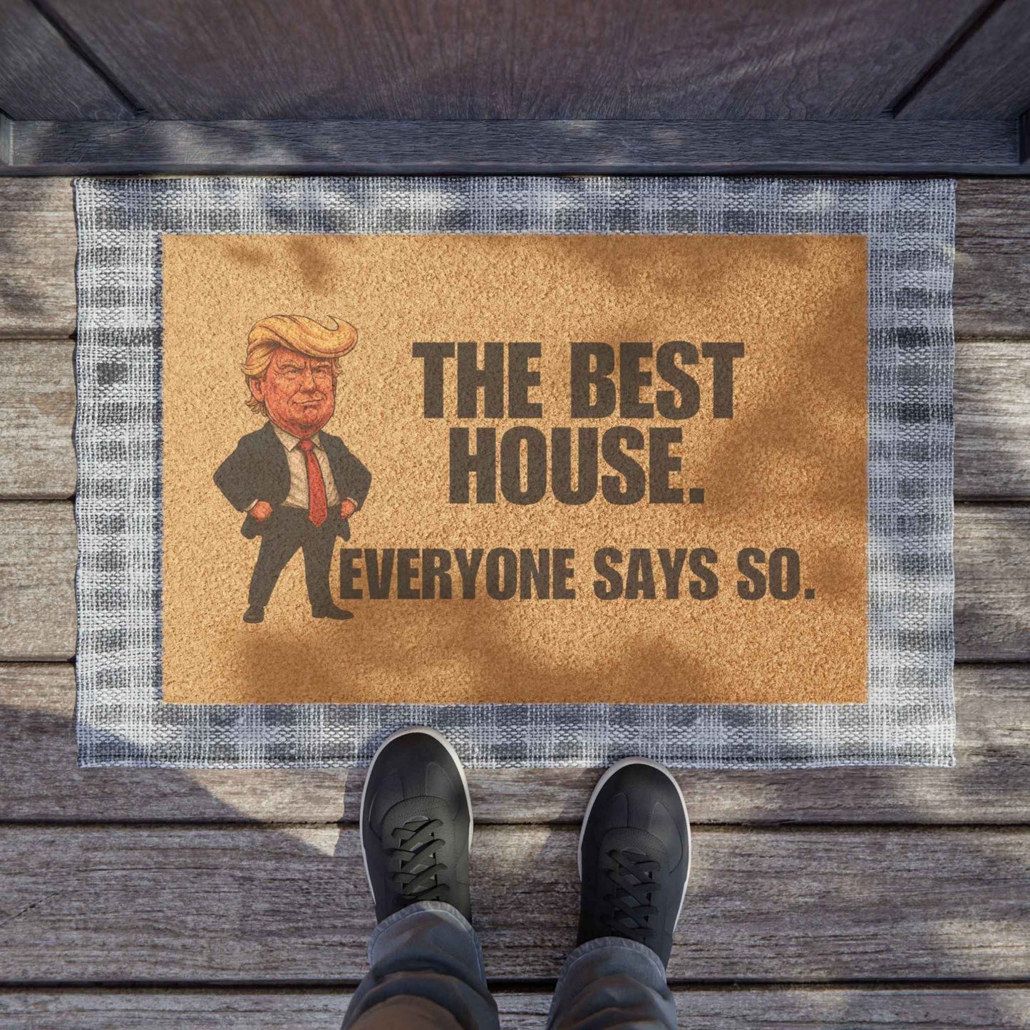 The Best House Doormat – Parody Welcome Mat