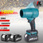 Brushless turbocharged storm blower and snow blower compatible with Makita battery 18V high power - Korvel