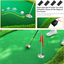 Yunic Golf Premium 8ft x 16ft Putting Green with Elevation Slope - Korvel