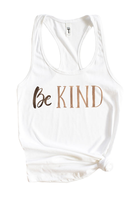 Be Kind Racerback Tank Top - Korvel