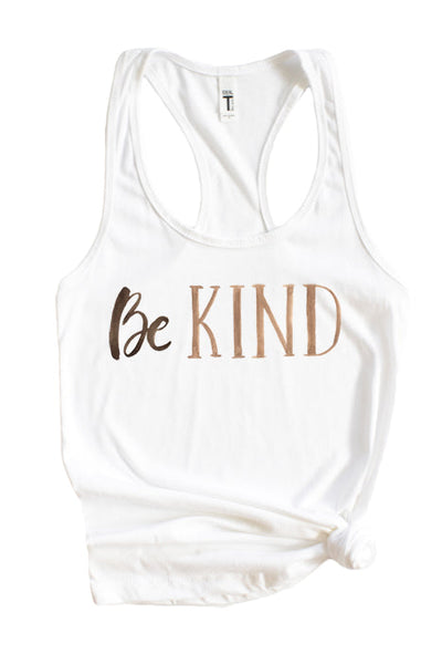 Be Kind Racerback Tank Top - Korvel