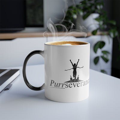 Taza Purrseverance que Cambia de Color - 11oz