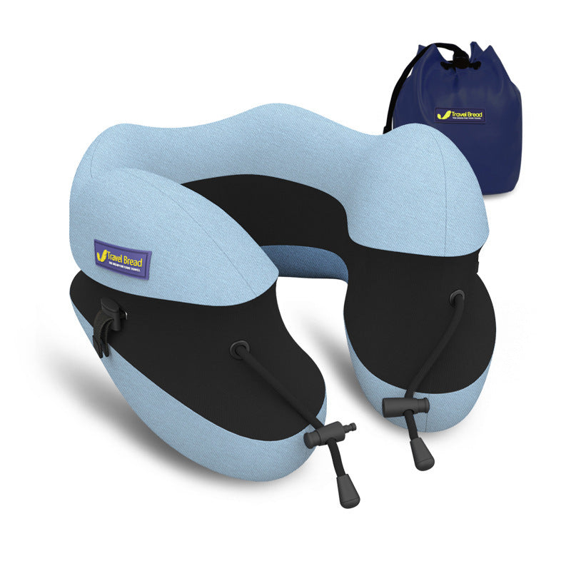 Adjustable U-Shaped Travel Neck Pillow