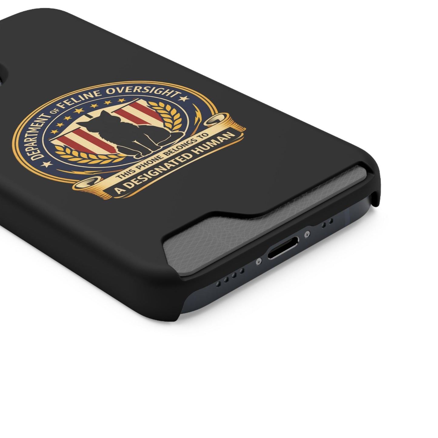 Department of Feline Oversight MagSafe iPhone Case - Designated Human Edition