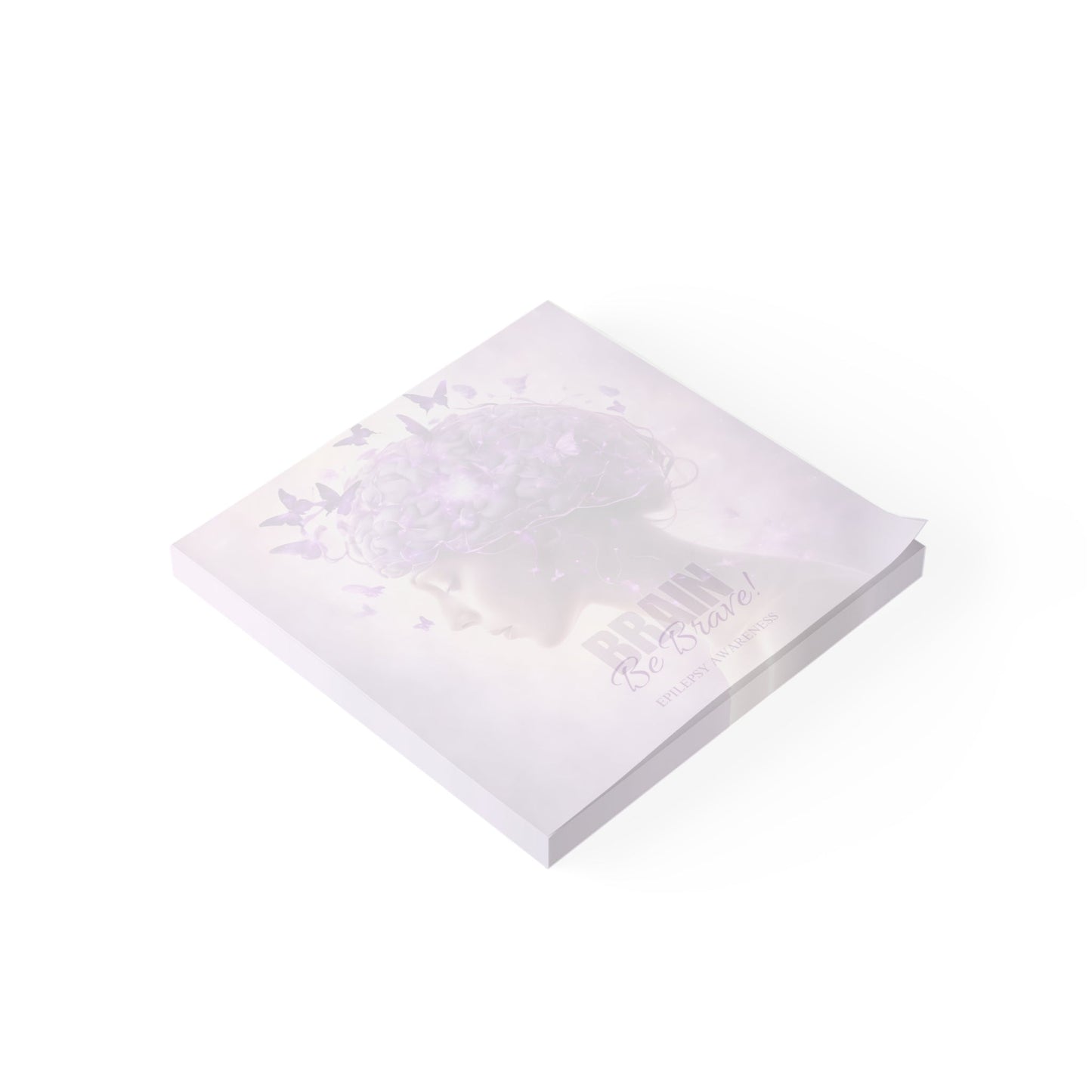 Beautiful Brain Epilepsy Awareness Sticky Note Pads
