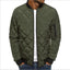Men's Solid Color Stand Collar Puffer Jacket