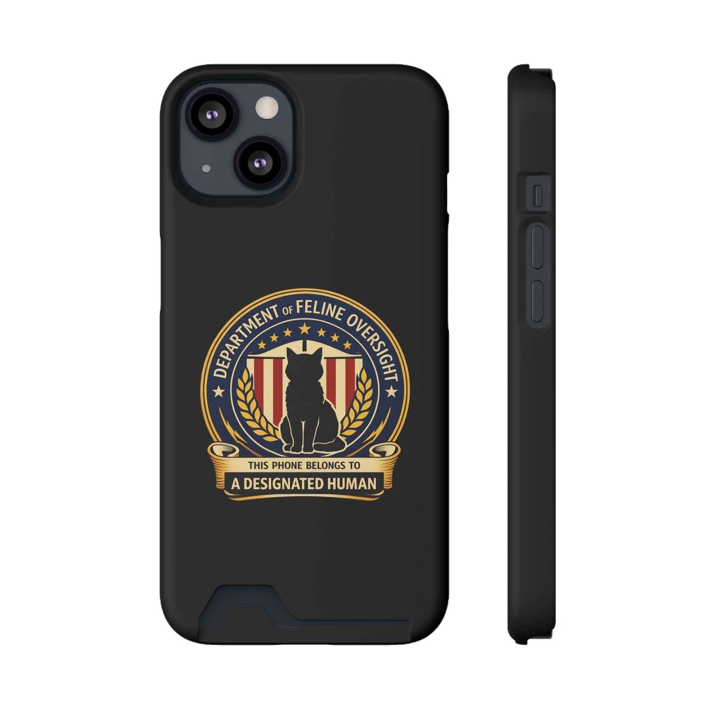 Department of Feline Oversight MagSafe iPhone Case - Designated Human Edition