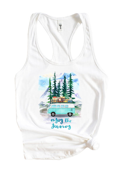 Enjoy The Journey Racerback Tank Top