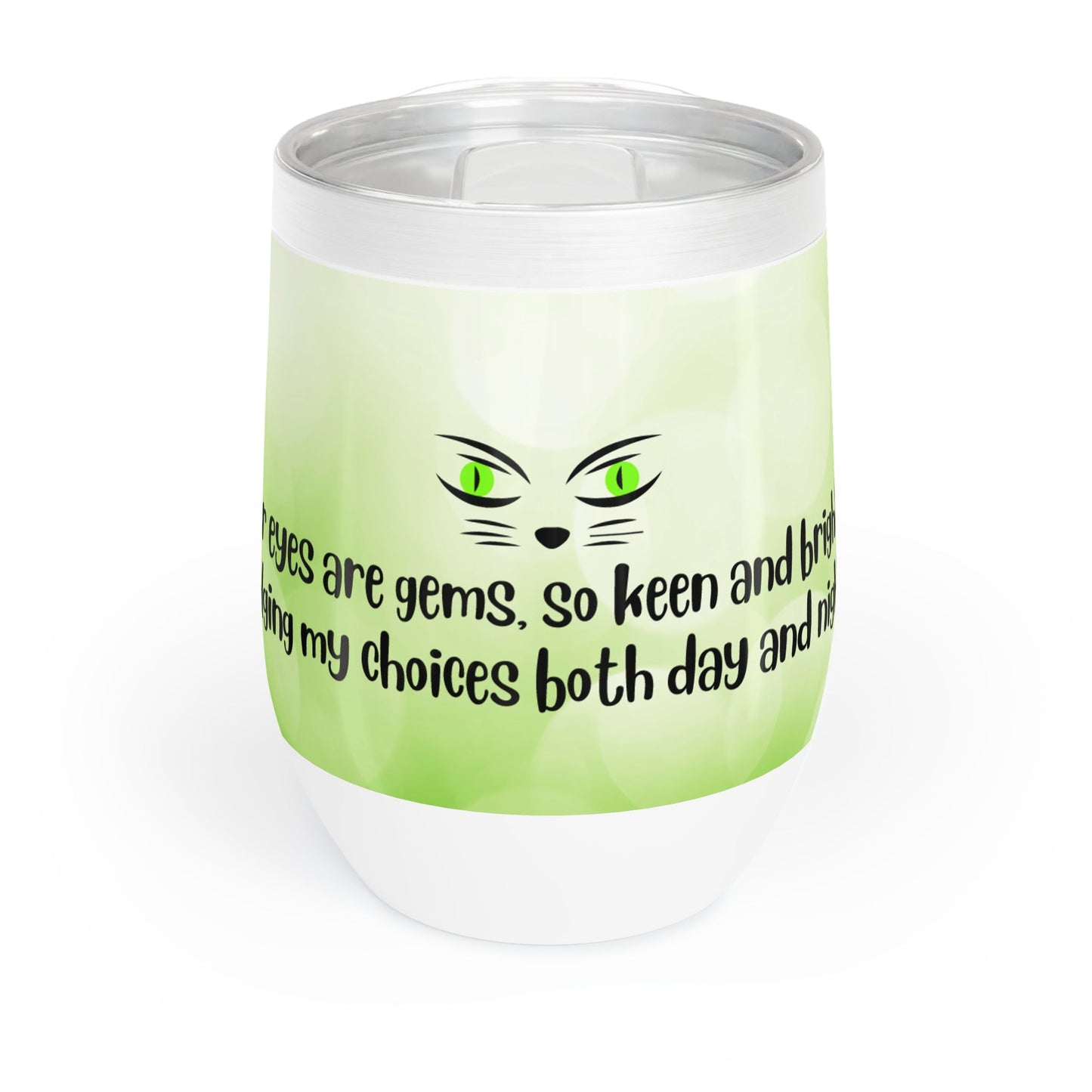 Taza de Vino Chill Judging Eyes