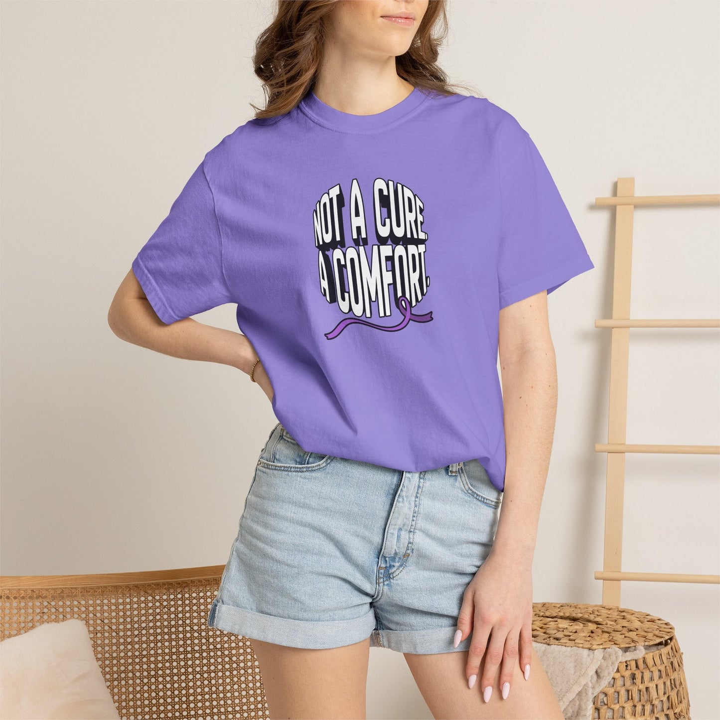 Pas un remède, un vêtement de confort - T-shirt teint en pièce