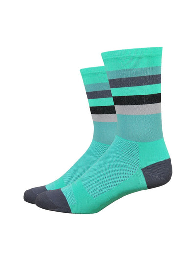 DeFeet Aireator Maverick Small Teal Athletic Socks