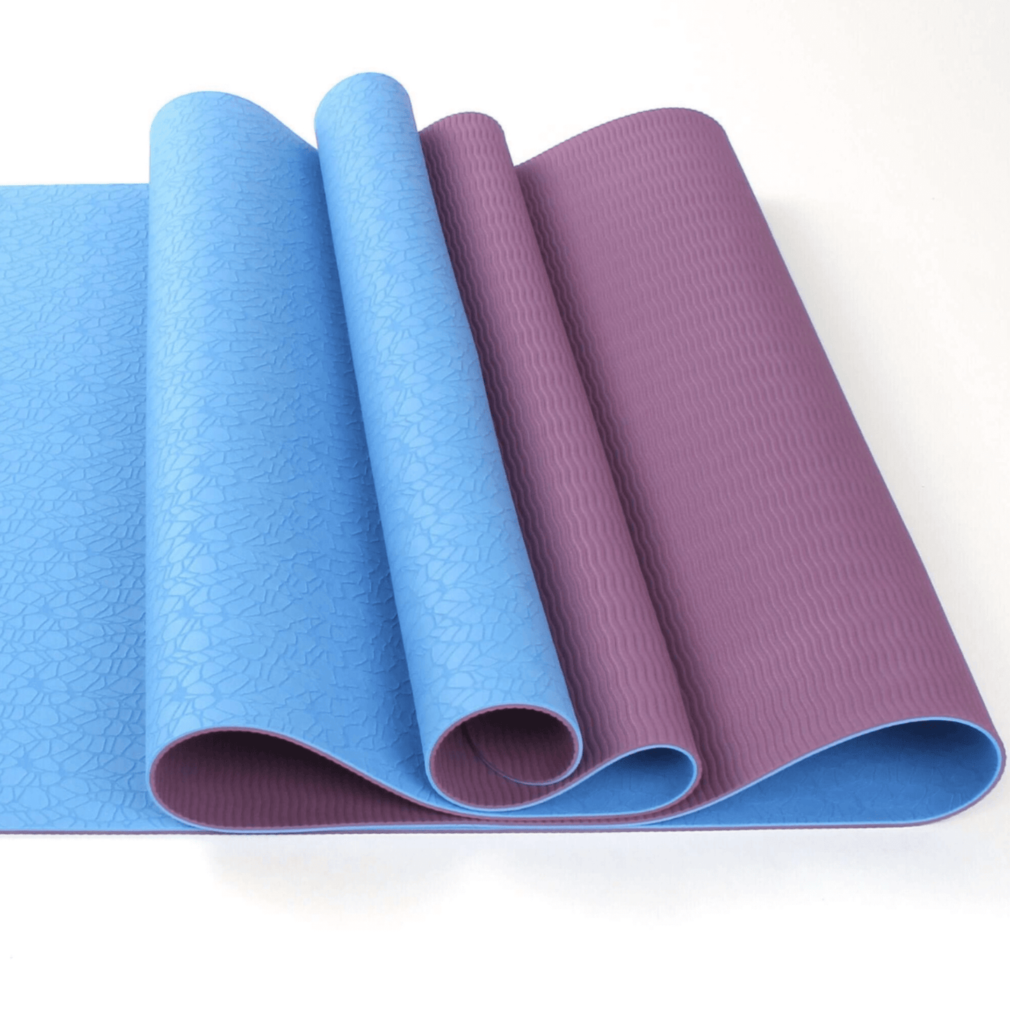 Tapis de yoga TPE écologique bicolore