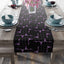 Couverture de table HOPE en code Morse pour la sensibilisation à l'épilepsie - Design de ruban viole