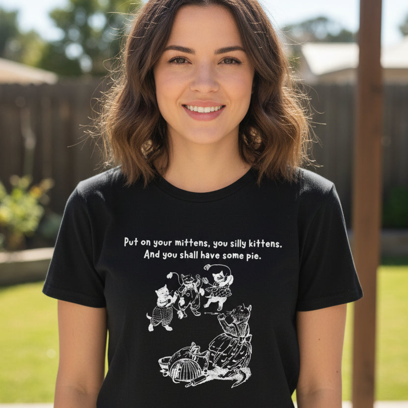 Charming Kittens Women's Cozy Cotton Tee