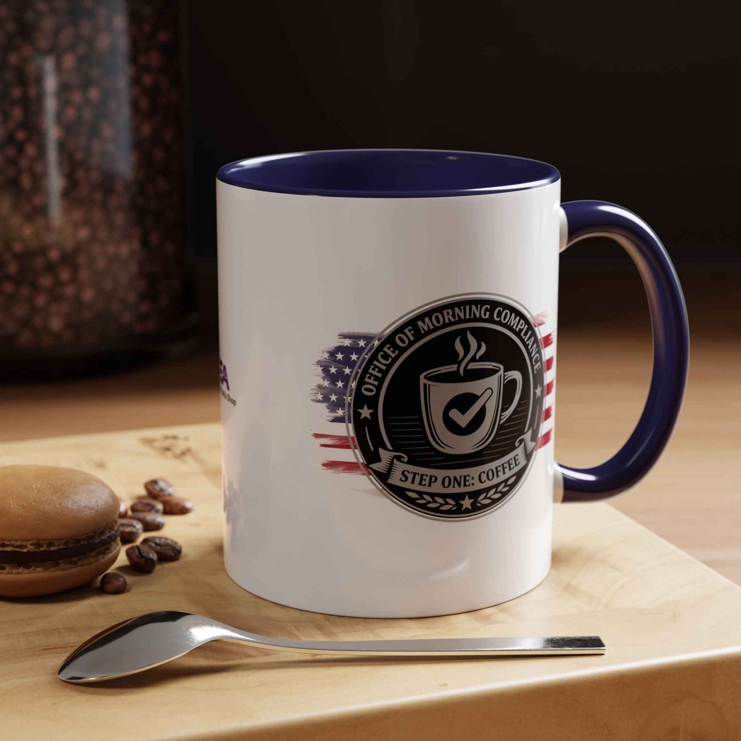 Office of Morning Compliance Coffee Mug – Step One: Coffee