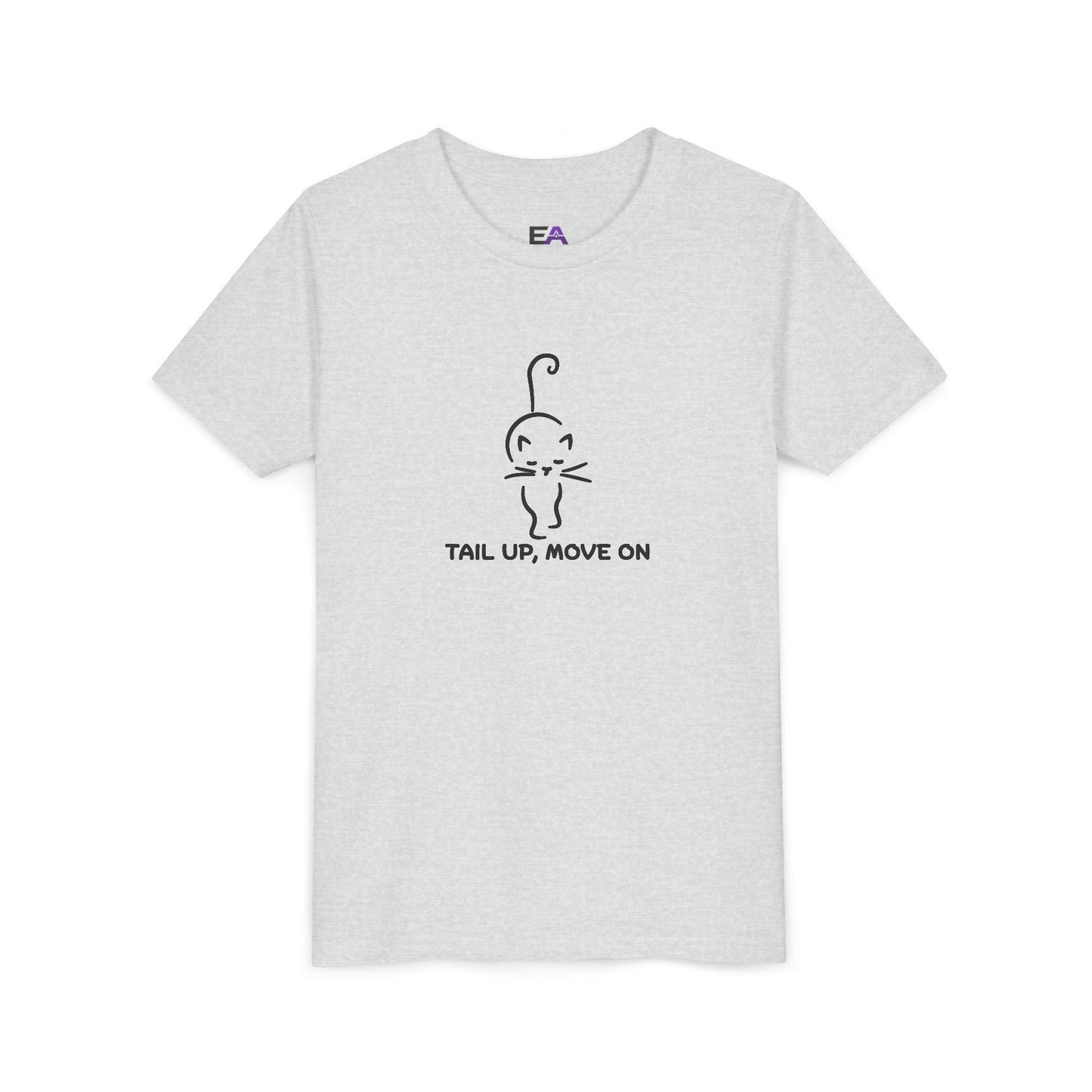 Tail Up, Move On Youth Tee – Small Human, Big Attitude