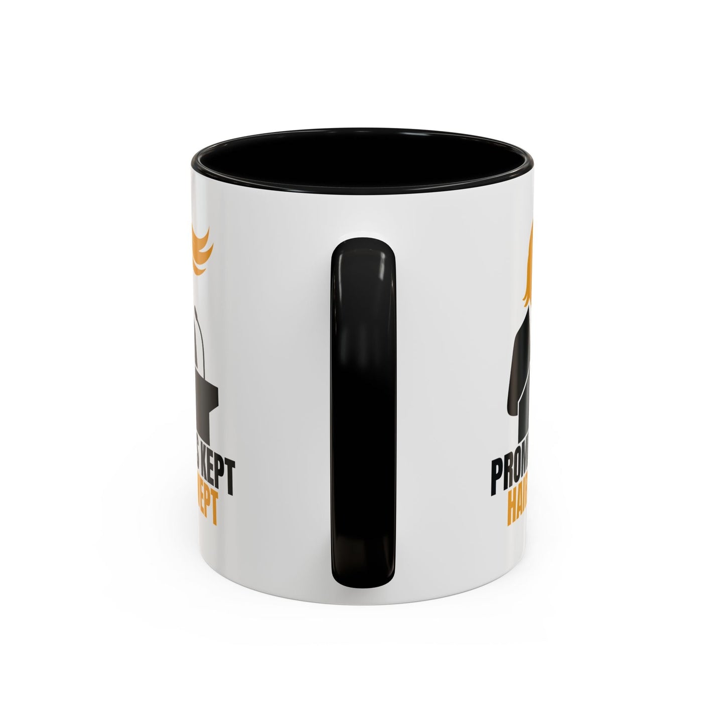 Promises Kept, Hair Swept Two-Tone Coffee Mug