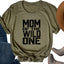 Mom of the Wild One Baseball Batting Tee