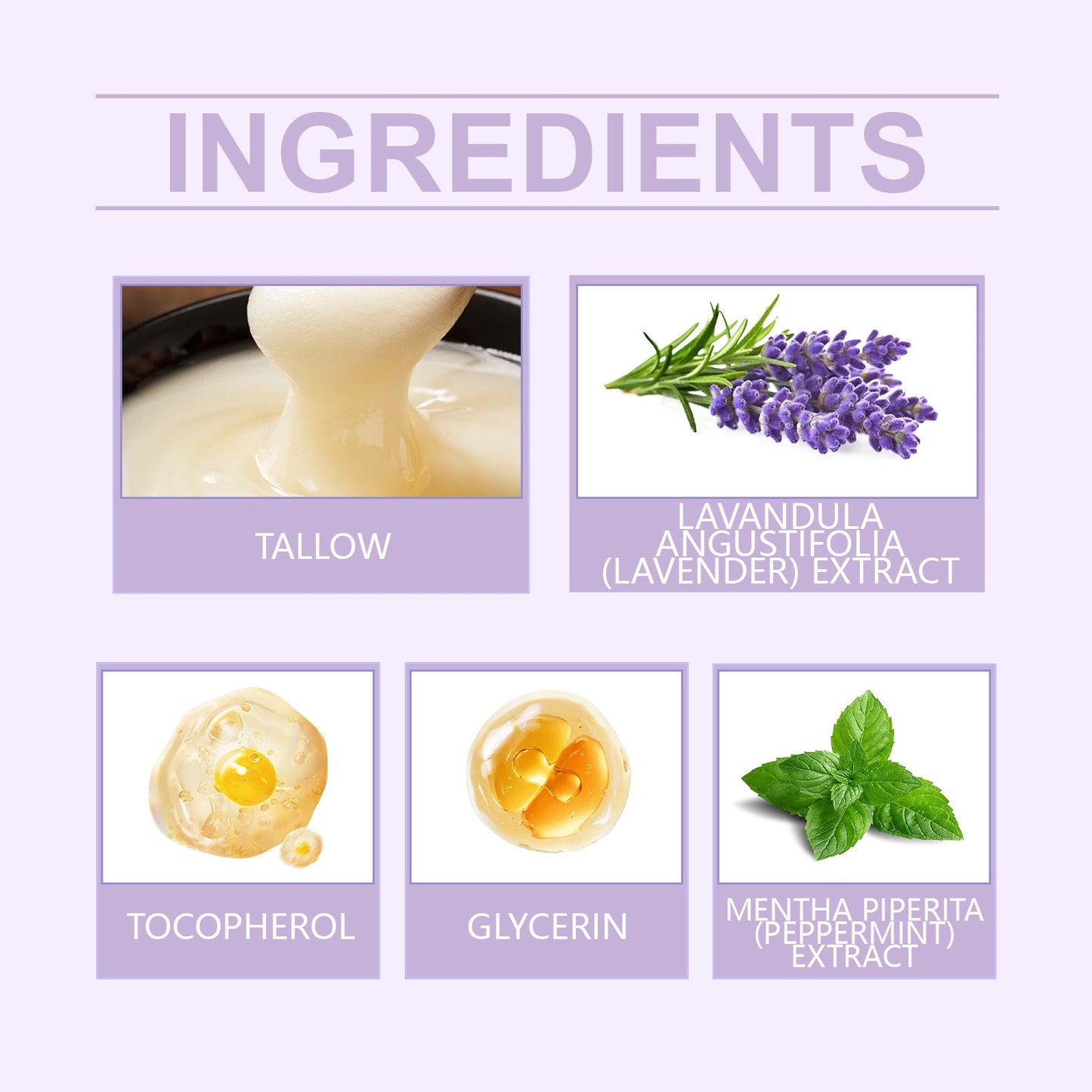 Lavender Grass Fed Tallow Moisturizer