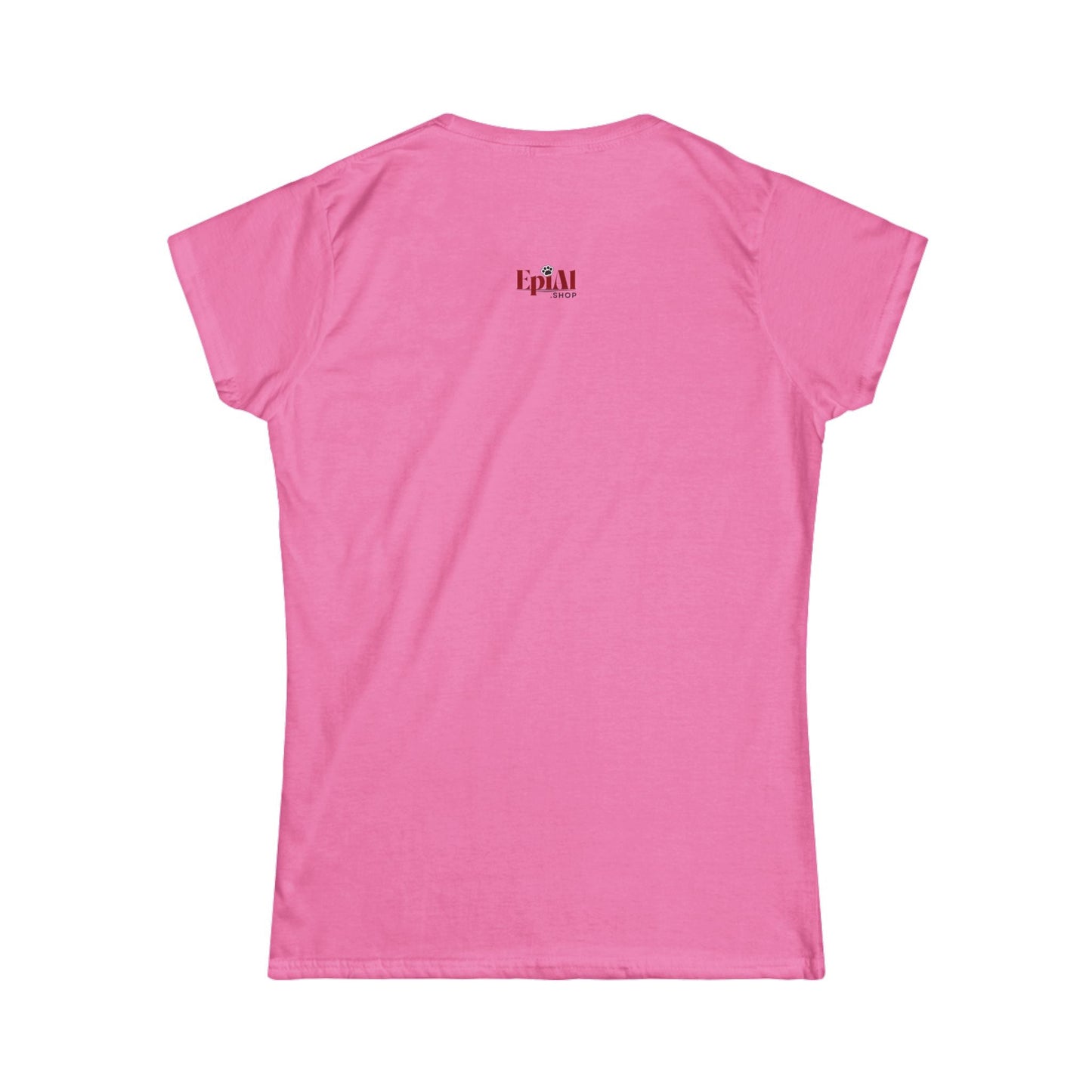 Camiseta Softstyle para Mujeres Christmas Cat Mama