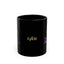 Breathe. Sip. Continue. Black Coffee Mug – Epilepsy Awareness