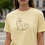 Purr Line Art Cat Unisex T-Shirt
