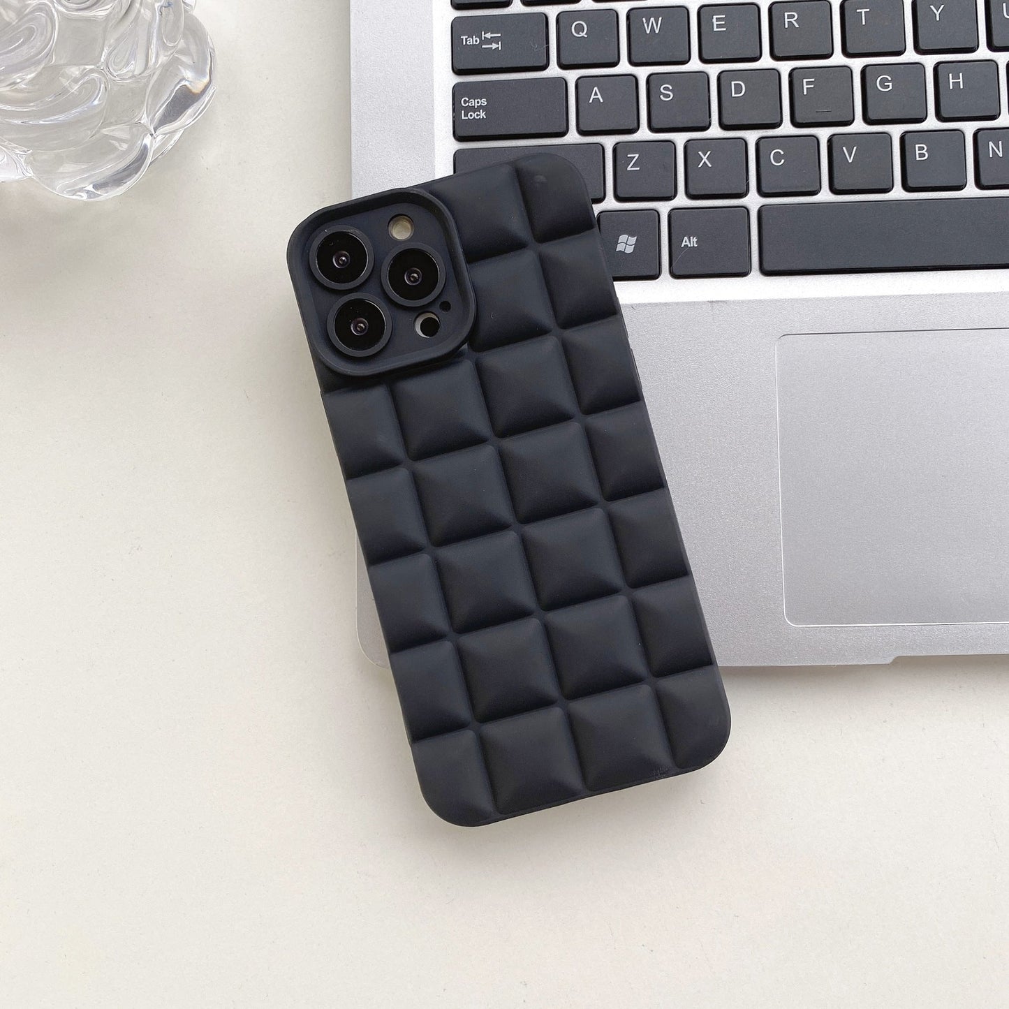 Premium Stereo Lattice Phone Cover for iPhone 14 Pro Max